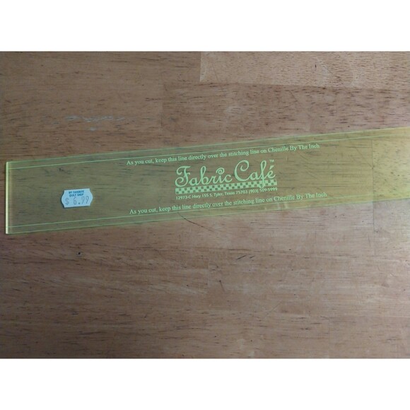 Fabric Cafe Chenille Ruler - Picture 1 of 1